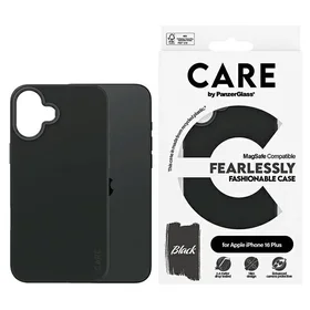 CARE by PanzerGlass madingas dėklas telefonui iPhone 16 Plus 6.7" juodas Magnetinis 1379