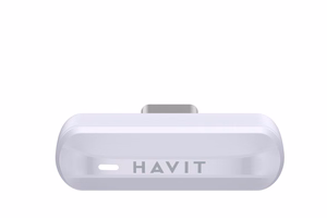Havit TW970 - TWS belaidės ausinės į ausis (baltos spalvos)