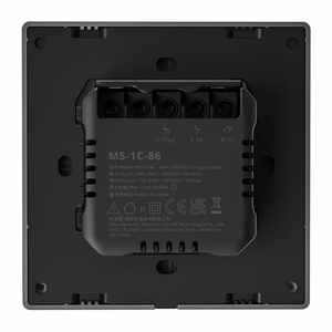 Умный WiFi настенный выключатель сцен Sonoff M5 1C (1-канальный)