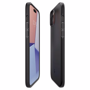 Spigen Thin Fit dėklas telefonui iPhone 15 Plus - juodas