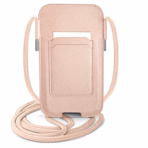 Guess rankinė GUPHLPSASBPI 6,7" rožinė Saffiano Strap