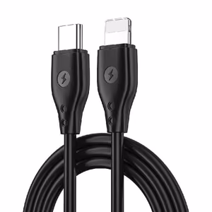 USB laidas WiWu C002 USB-C (Type-C) į Lightning (30W) 1m juodas