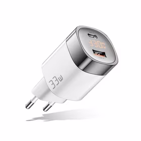 Kroviklis GaN USB Type-C, USB Type-A: 33W, PPS