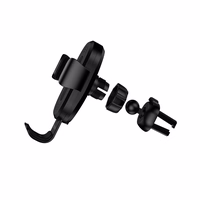 "Devia" automobilinis laikiklis "Gravity" su belaidžiu indukciniu įkrovikliu, juodas 10W oro ventiliacijos anga