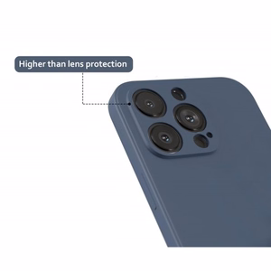 Telefono dėklas Liquid Silicone skirtas Xiaomi 14T Pro mėlynas