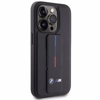 BMW Grip Hot Stamp dėklas telefonui iPhone 15 Pro - juodas