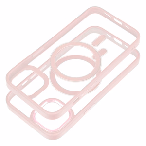 COLOR EDGE MAG COVER dėklas telefonui suderinamas su Magnetiniu IPHONE 13 rožinė
