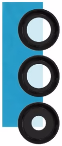Samsung A155 A15 4G/A156 A15 5G kameros stikliukas Black (only lens 3pcs) ORG