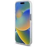 Karl Lagerfeld IML Monograma Karl & Choupette Head Magnetinis iPhone 15 dėklas - skaidrus