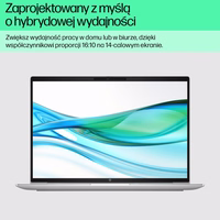 HP ProBook 460 G11 Intel Core Ultra 7 155U Knyginis kompiuteris 40,6 cm (16") WUXGA 16 GB DDR5-SDRAM 512 GB SSD Wi-Fi 6E (802.11ax) Windows 11 Pro Sidabras