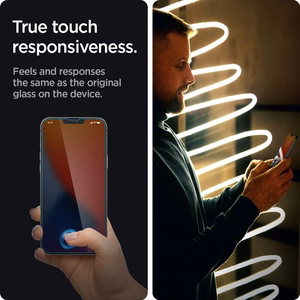 Spigen Glas.tR Slim Privacy Apsauginis stiklas skirtas iPhone 13 / 13 Pro / 14 / 16e