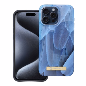 FORCELL F-PROTECT Mirage dėklas telefonui suderinamas su MagSafe IPHONE 15 Pro Max mėlynas paukštis