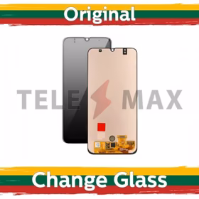 Ekranas skirtas Samsung A505 2019 A50 juodas (Atnaujinta: Telemax)(NoFrame versija)