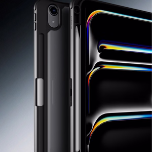 AmazingThing Titan Pro dėklas iPad A16 11" su 720° pasukamu stovu ir rašiklio laikikliu, juodas