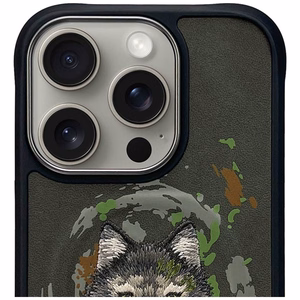 Nimmy Wilk magnetinis dėklas telefonui iPhone 16 Pro - pilkas