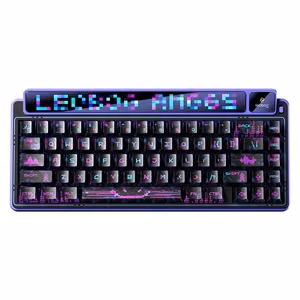 AULA Gasket AMG65 Purple LightFeather RGB klaviatūra