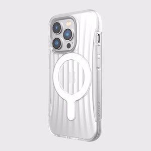 Raptic X-Doria Clutch dėklas iPhone 14 Pro su Magnetine galinė permatoma danga