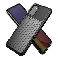 Thunder Case lankstus tvirtas atsparus dėklas TPU dėklas Samsung Galaxy A03s juodas