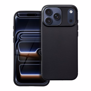 Dėklas CARBON PREMIUM telefonui IPHONE 17 Pro Max juodas