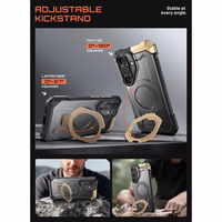 "Supcase UB Grip Mag MagSafe" dėklas "Samsung Galaxy S26" - juodos ir rudos spalvos