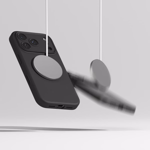 Ringke silikoninis magnetinis dėklas telefonui iPhone 17 Pro Max - juodas