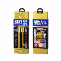 USB Kabelis WK Design "Golden Series" auksinis "Type-C" 100cm (iki 6A)