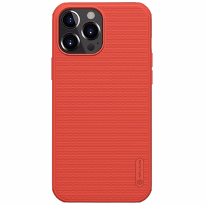 Nillkin Super Frosted Shield Pro dėklas, skirtas iPhone 13 Pro Max, patvarus, raudonas