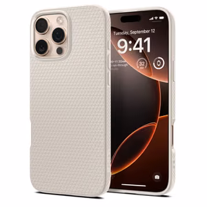 Spigen Liquid Air dėklas telefonui iPhone 16 Pro Max - titano spalvos