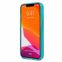 Karl Lagerfeld Blizgantis Choupette Fluo Dėklas telefonui iPhone 13 mini 5.4" - mėlyna