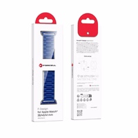 FORCELL F-DESIGN FA10 nerūdijančio plieno dirželis APPLE Watch 42 / 44 / 45 / 49 mm mėlynas