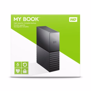 Išorinis kietasis diskas Western Digital My Book 6TB USB 3.0 juodas