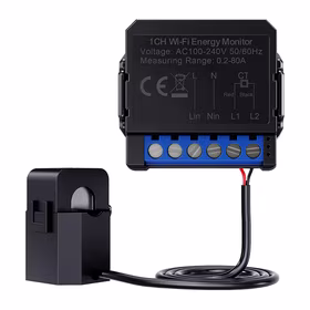 Avatto ZigBee išmanusis dvikryptis energijos skaitiklis ZWPM16-1