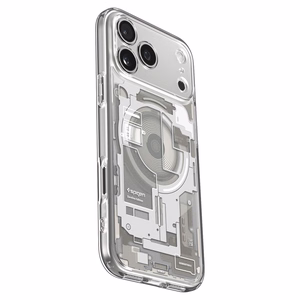 Spigen Ultra Hybrid MagSafe Zero One dėklas iPhone 18 Pro / 17 Pro, titano spalvos