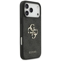 Guess 4G Strap 4G Classic Logo dėklas telefonui iPhone 17 Pro Max - juoda