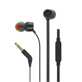 Laidinės ausinės su 3,5 mm jungtimi JBL T110 juodos