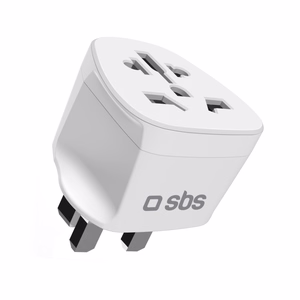 Adapteris iš UK sieninio kištuko į universalų kištuką