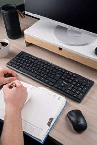 Savio KB-02 klaviatūra namai/biuras USB QWERTY juoda