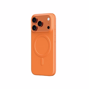 AmazingThing Minimal Air dėklas iPhone 17 Pro Max, suderinamas su MagSafe – oranžinis