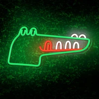 Neon PLEXI LED JURASSIC CROC green FLNJ03 Forever Light