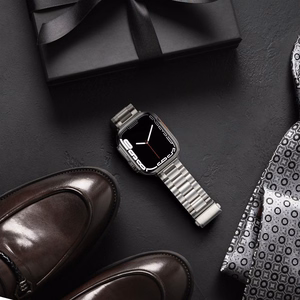 FORCELL F-DESIGN FA10 nerūdijančio plieno laikrodžio juosta Apple Watch 38 / 40 / 41 mm - sidabrinė