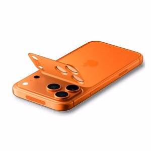 Spigen Optik Pro XL kameros objektyvo stiklas iPhone 17 Pro - Oranzinis