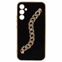 Dėklas telefonui Samsung Galaxy A34 5G dizainas 4 juodas