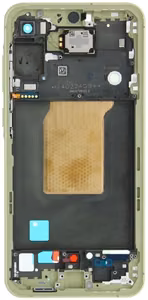 Ekranas Samsung A556 A55 5G su lietimui jautriu stikliuku ir rėmeliu Awesome Lemon originalus (assembled service pack)