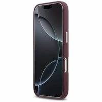 BMW Sign visiškai dengiantis metalinis magnetinis dėklas telefonui iPhone 17 Pro - raudonas