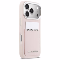 "Karl Lagerfeld Karl & Choupette Print & Pocket Case" dėklas "iPhone 17 Pro" - rožinis