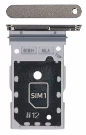 SIM kortelės laikiklis Samsung S928 S24 Ultra Dual Grey/Violet/Orange originalus (service pack)