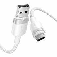 USB 2.0 A į USB-C 3A kabelis Vention CTNWH 2M (baltas)