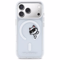 Karl Lagerfeld IML Peekaboo MagSafe Dėklas for iPhone 17 Pro - Clear