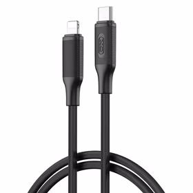 XO kabelis NB-Q265A PD USB-C - "Lightning" 1,0 m 27 W juodas