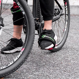 Rockbros GZT1001BK dviračio pedalų dirželiai, 2 vnt. - juodi